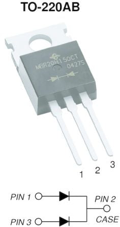 Vishay MBR60100CT-E3/45 1806992