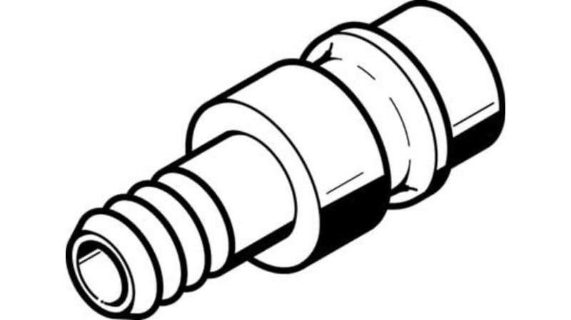 Festo Male Pneumatic Quick Connect Coupling, 4.5mm Hose Barb