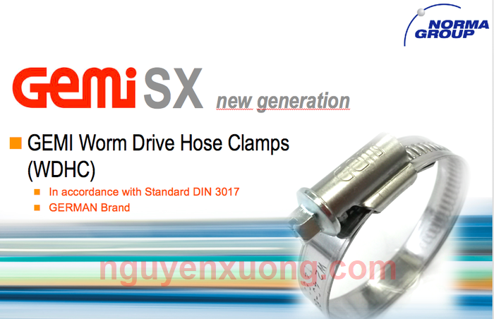 Cổ dê NORMA GEMI SX 120-140/9 C7 W2