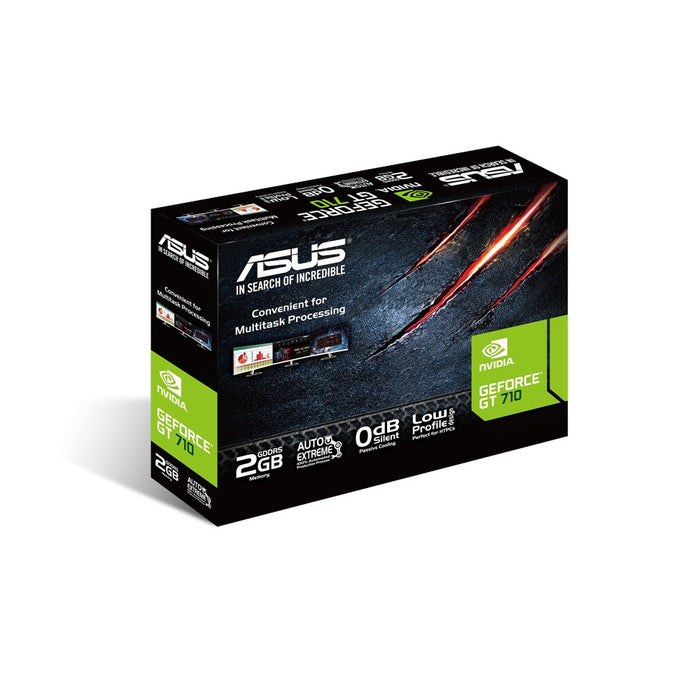 Card màn hình VGA ASUS GT710-SL-2GD5-BRK, 1GB, GDDR5, (ASU716)