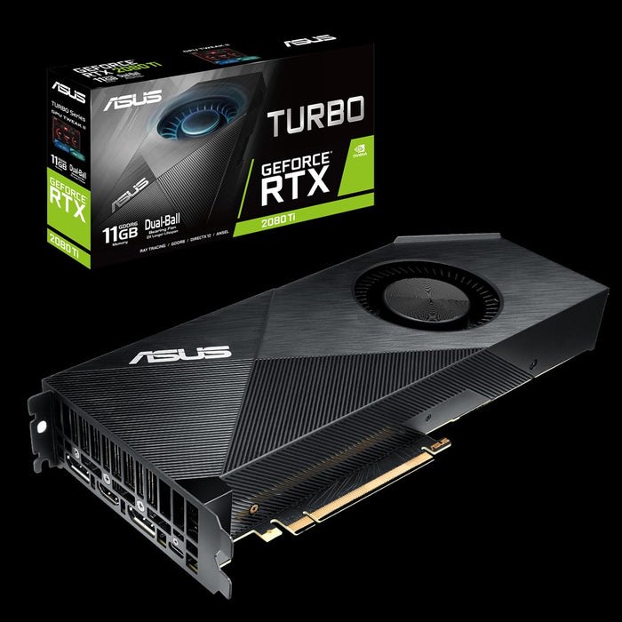 Card màn hình VGA ASUS TURBO-RTX2080TI-11G, 11GB, GDDR6, (ASU761)