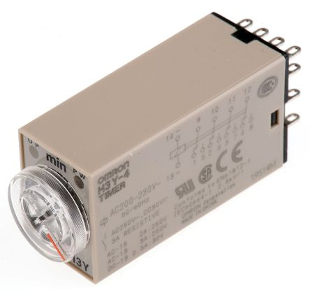 Omron H3Y-4 AC200-230 10M 340651