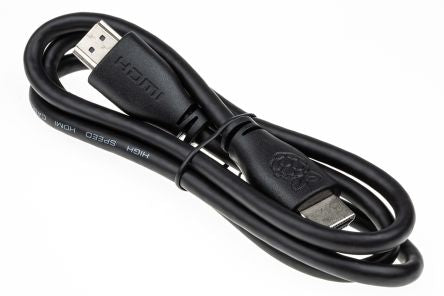Official Raspberry Pi HDMI Cable - Black 1M