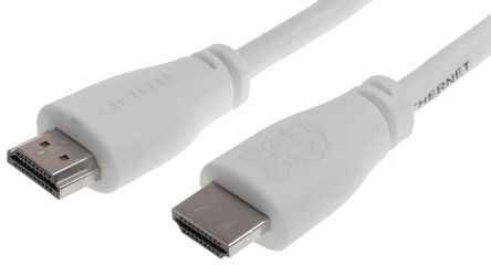 Official Raspberry Pi HDMI Cable - White 2M