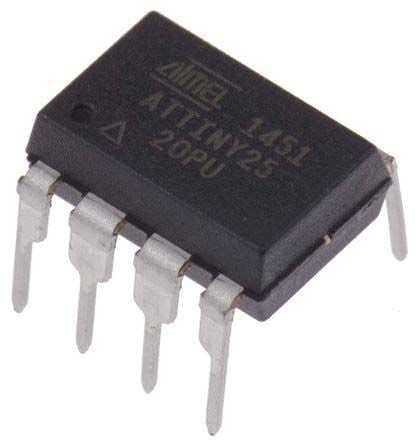Microchip ATTINY25-20PU 1331606