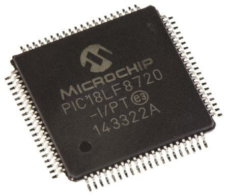 Microchip PIC18LF8720-I/PT 1654600