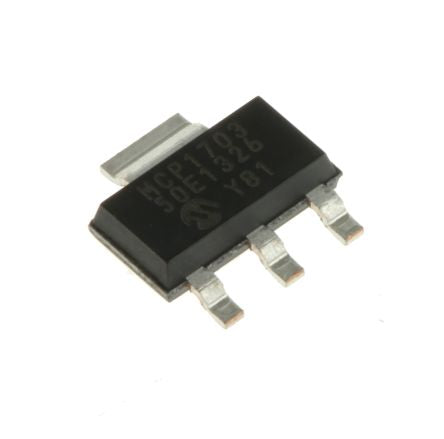 Microchip MCP1703-5002E/DB 6694890