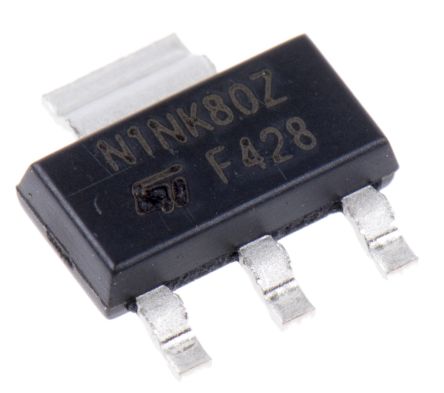 STMicroelectronics STN1NK80Z 1657543