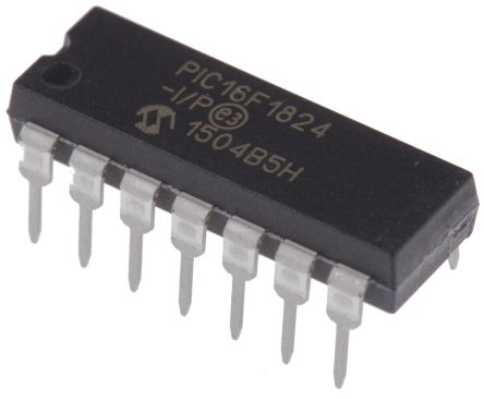 Microchip PIC16F1824-I/P 8895685