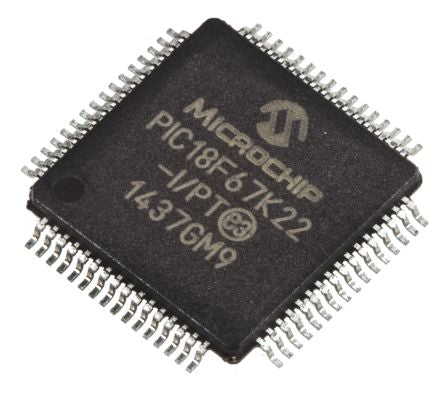 Microchip PIC18F67K22-I/PT 7542479
