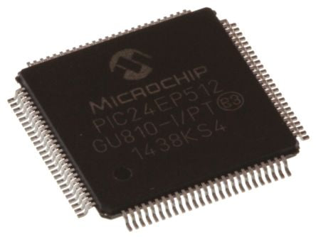 Microchip PIC24EP512GU810-I/PT 7559354