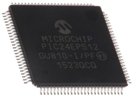 Microchip PIC24EP512GU810-I/PF 7559363
