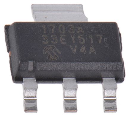 Microchip MCP1703A-3302E/DB 7709486