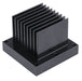 Intelligent LED Solutions ILA-HSINK-70X70X55MM-BLK-K 7805953