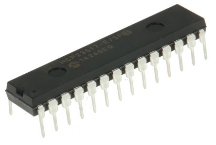 Microchip MCP23S17-E/SP 9126833