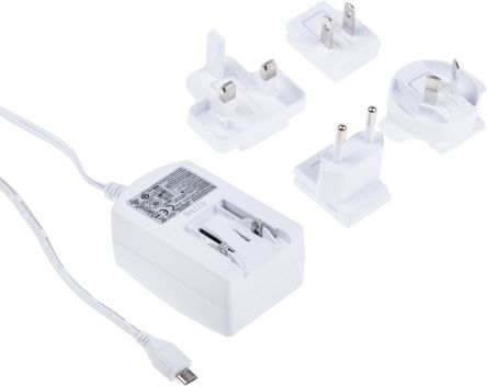 Official Raspberry Pi 3 Universal Power Supply White
