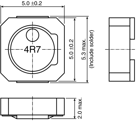 TDK VLCF5020T-2R7N1R7 1775460