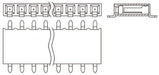 Samtec SSM-102-L-SH 7655360