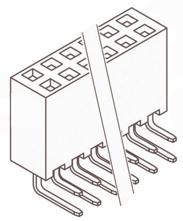 Samtec SSW-103-02-G-D-RA 7655629