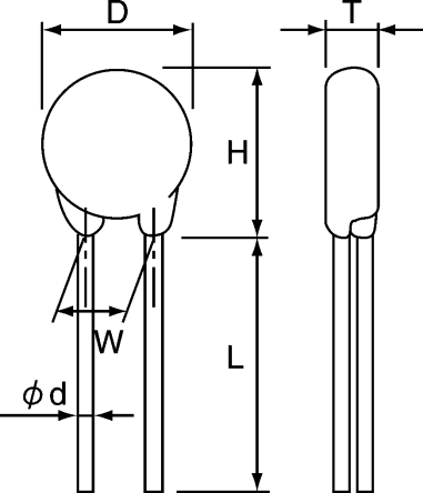Nippon Chemi-Con TNR10V471K 3165964