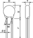 Nippon Chemi-Con TNR10V821K 3165970