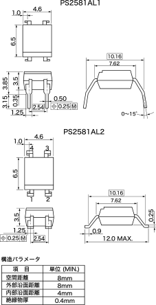 Renesas Electronics PS2501L-1 4537528