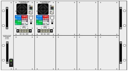 EA Elektro-Automatik EA-FP ELM 5000  dummy panel kit ALU 1025987