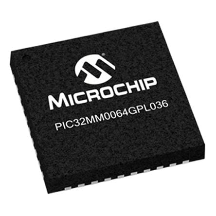 Microchip PIC32MM0064GPL036-I/MV 1449116