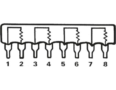 Bourns 4608X-102-101LF 1673280