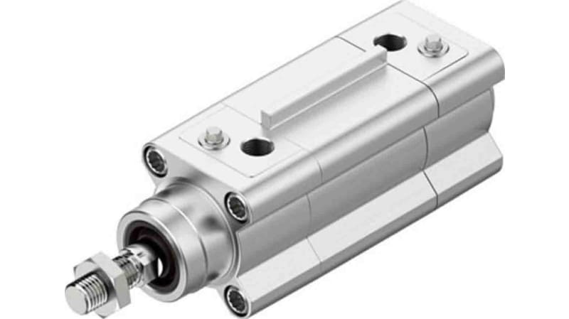 Festo Pneumatic Profile Cylinder 32mm Bore, 100mm Stroke, DSBF Series, Double Acting