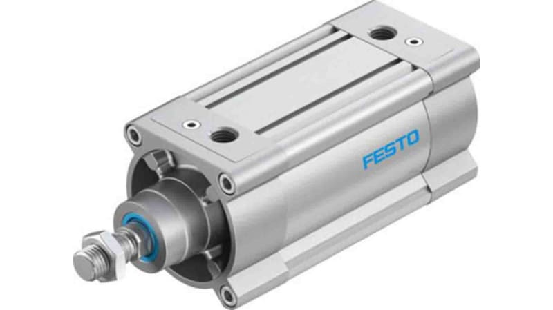 Festo Pneumatic Profile Cylinder 100mm Bore, 100mm Stroke, DSBC Series, Double Acting