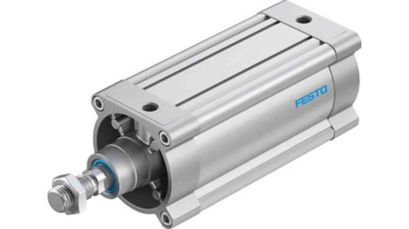 Festo Pneumatic Profile Cylinder 125mm Bore, 160mm Stroke, DSBC Series, Double Acting