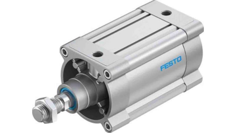 Festo Pneumatic Profile Cylinder 125mm Bore, 80mm Stroke, DSBC Series, Double Acting