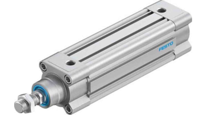 Festo Pneumatic Profile Cylinder 50mm Bore, 125mm Stroke, DSBC Series, Double Acting