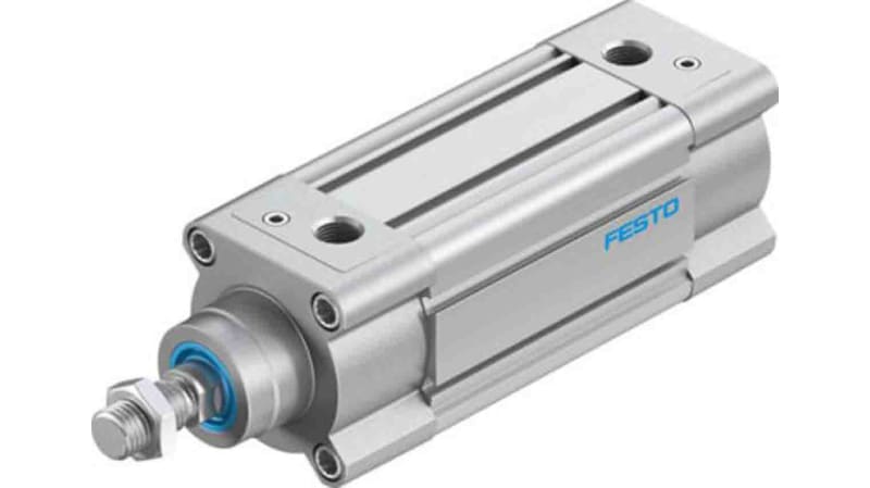 Festo Pneumatic Profile Cylinder 63mm Bore, 100mm Stroke, DSBC Series, Double Acting