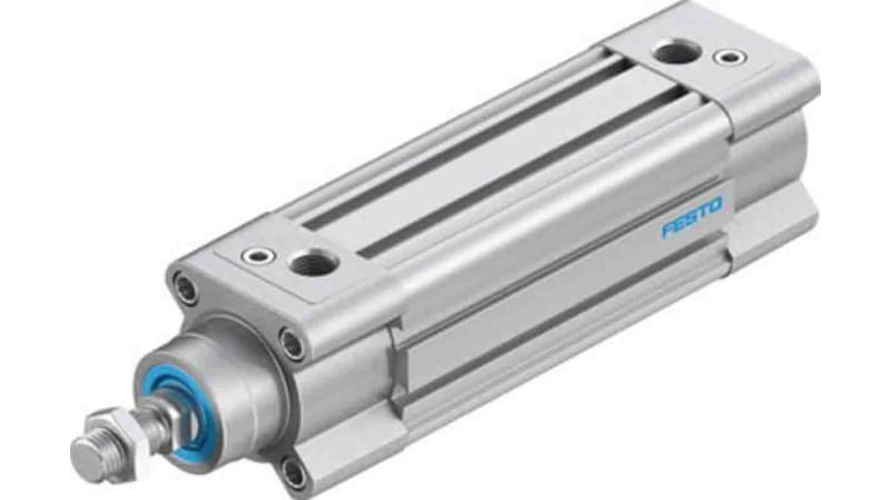 Festo Pneumatic Profile Cylinder 40mm Bore, 80mm Stroke, DSBC Series, Double Acting