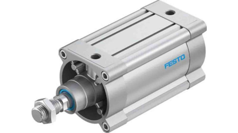 Festo Pneumatic Profile Cylinder 125mm Bore, 100mm Stroke, DSBC Series, Double Acting