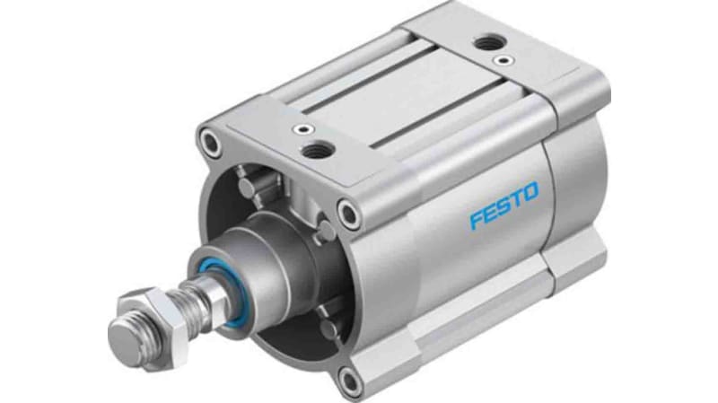 Festo Pneumatic Profile Cylinder 125mm Bore, 40mm Stroke, DSBC Series, Double Acting