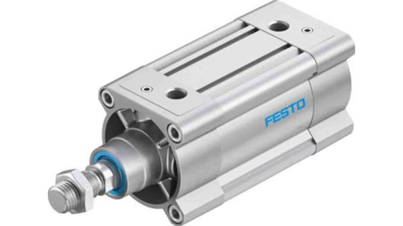Festo Pneumatic Profile Cylinder 80mm Bore, 60mm Stroke, DSBC Series, Double Acting