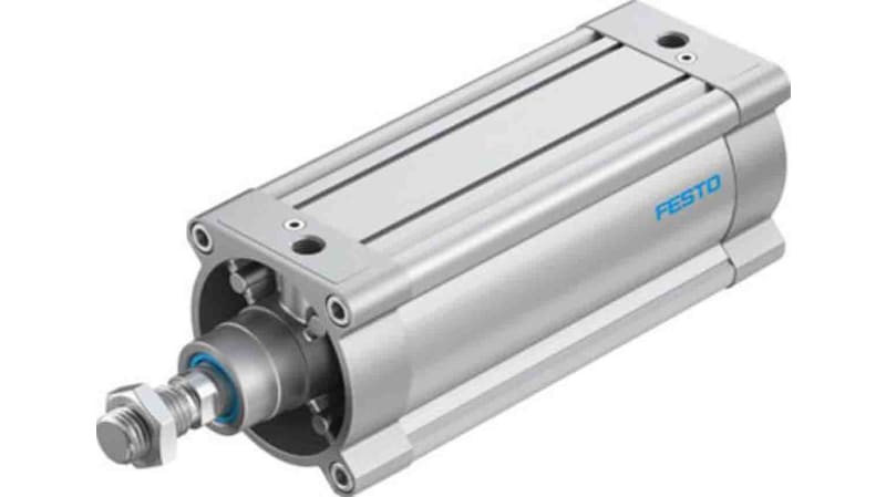 Festo Pneumatic Profile Cylinder 125mm Bore, 200mm Stroke, DSBC Series, Double Acting