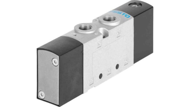 Festo 5/2 Monostable Pneumatic Solenoid Valve - Pneumatic G 1/8 VUWG Series