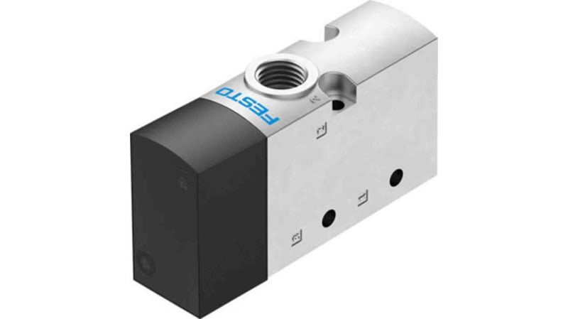 Festo 3/2 Closed Monostable Pneumatic Solenoid Valve - Pneumatic G 1/4 VUWG Series