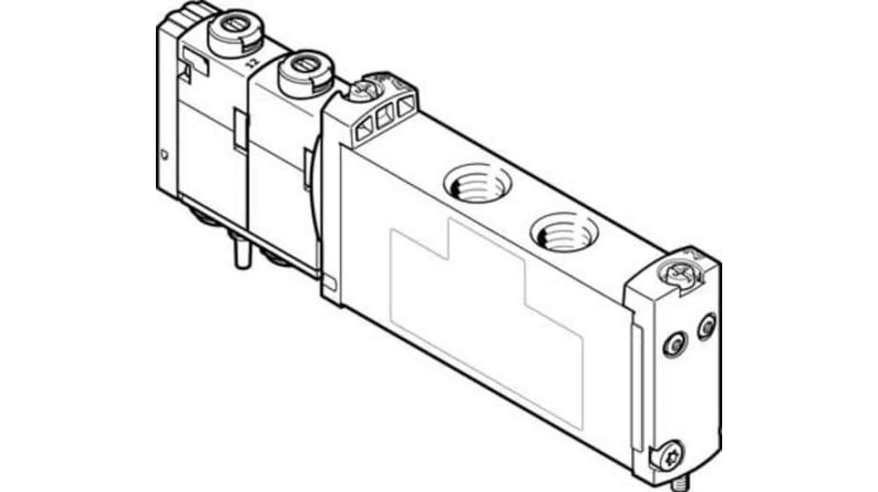 Festo 2x3/2 Closed Monostable Solenoid Valve - Electrical G 1/8 VUVG Series