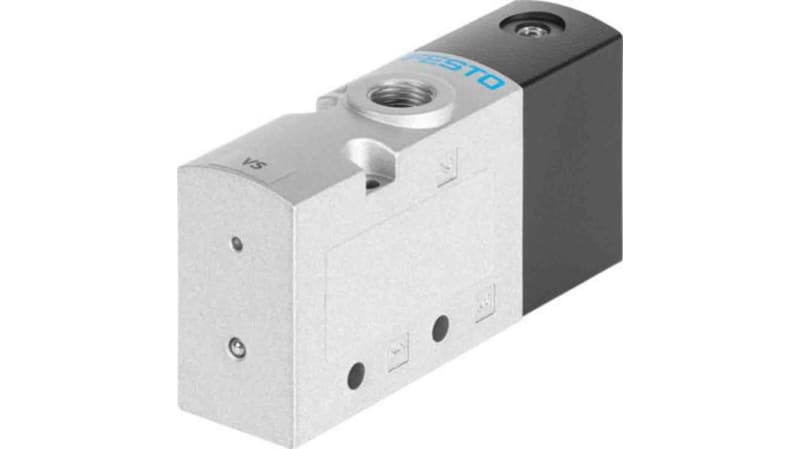 Festo 3/2 Closed Monostable Pneumatic Solenoid Valve - Pneumatic G 1/8 VUWG Series