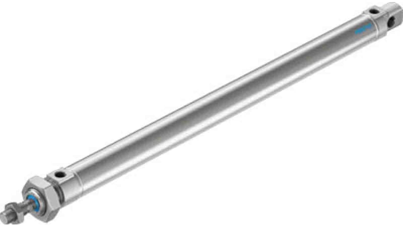 Festo Pneumatic Roundline Cylinder 25mm Bore, 500mm Stroke, DSNU Series, Double Acting