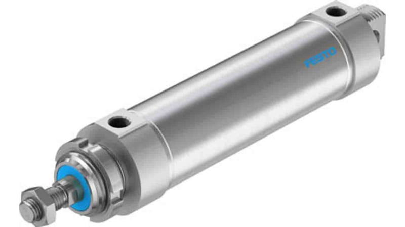 Festo Pneumatic Roundline Cylinder 63mm Bore, 160mm Stroke, DSNU Series, Double Acting