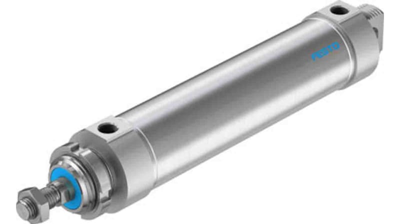Festo Pneumatic Roundline Cylinder 63mm Bore, 200mm Stroke, DSNU Series, Double Acting