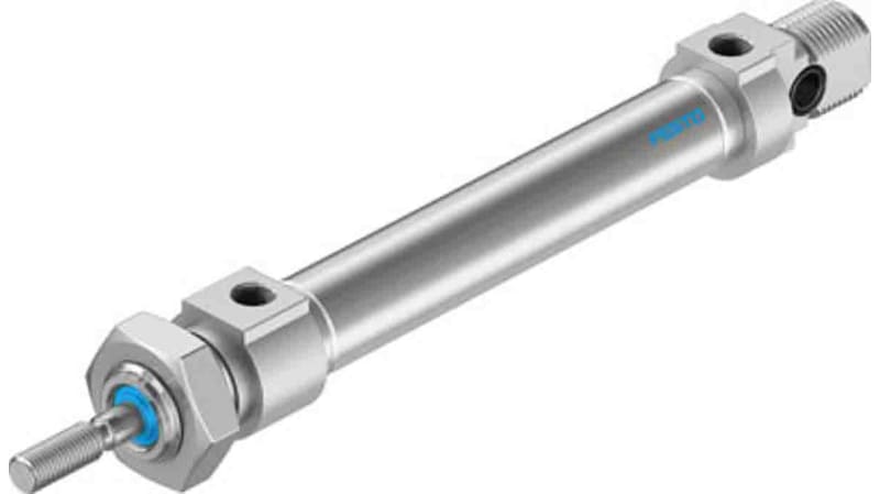 Festo Pneumatic Roundline Cylinder 10mm Bore, 40mm Stroke, DSNU Series, Double Acting