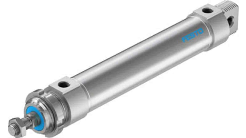 Festo Pneumatic Roundline Cylinder 40mm Bore, 160mm Stroke, DSNU Series, Double Acting