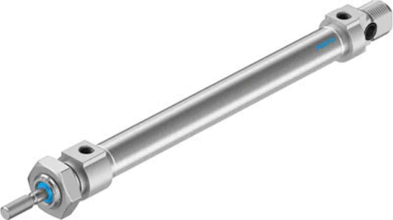 Festo Pneumatic Roundline Cylinder 10mm Bore, 80mm Stroke, DSNU Series, Double Acting